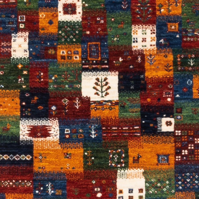 Gabbeh Tapijt - Loribaft Perzisch - Koninklijke - 125 x 83 cm - veelkleurig