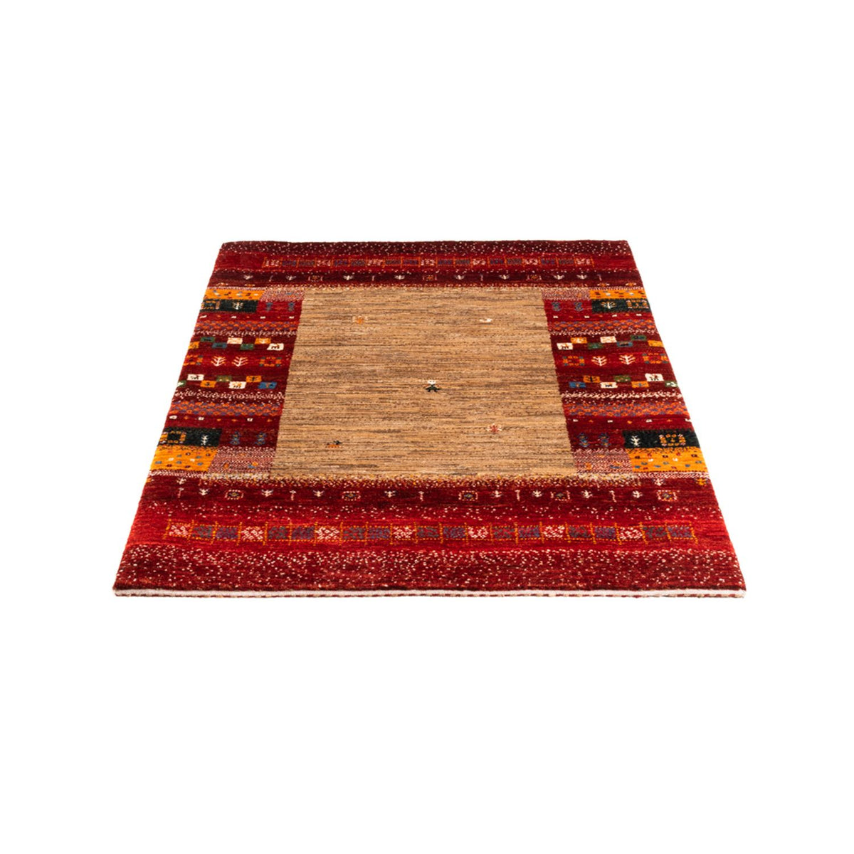 Gabbeh Tapijt - Loribaft Perzisch - Koninklijke - 134 x 92 cm - veelkleurig