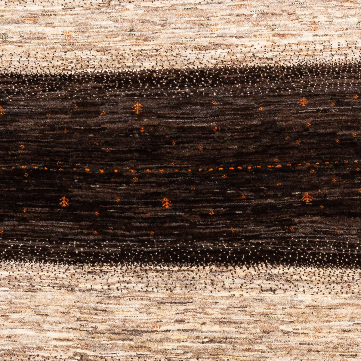 Gabbeh Tapijt - Loribaft Perzisch - 198 x 160 cm - grijs