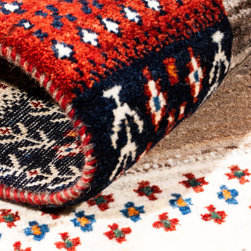 Gabbeh Tapijt - Loribaft Perzisch - Koninklijke - 147 x 103 cm - veelkleurig