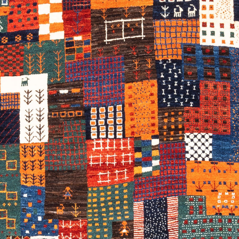 Gabbeh Tapijt - Loribaft Perzisch - Koninklijke - 143 x 101 cm - veelkleurig