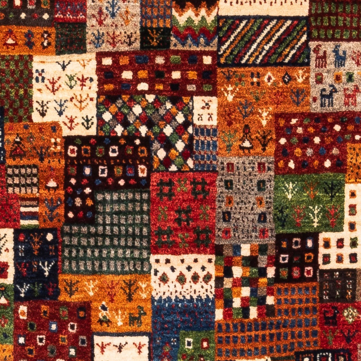 Gabbeh Tapijt - Loribaft Perzisch - Koninklijke - 142 x 88 cm - veelkleurig