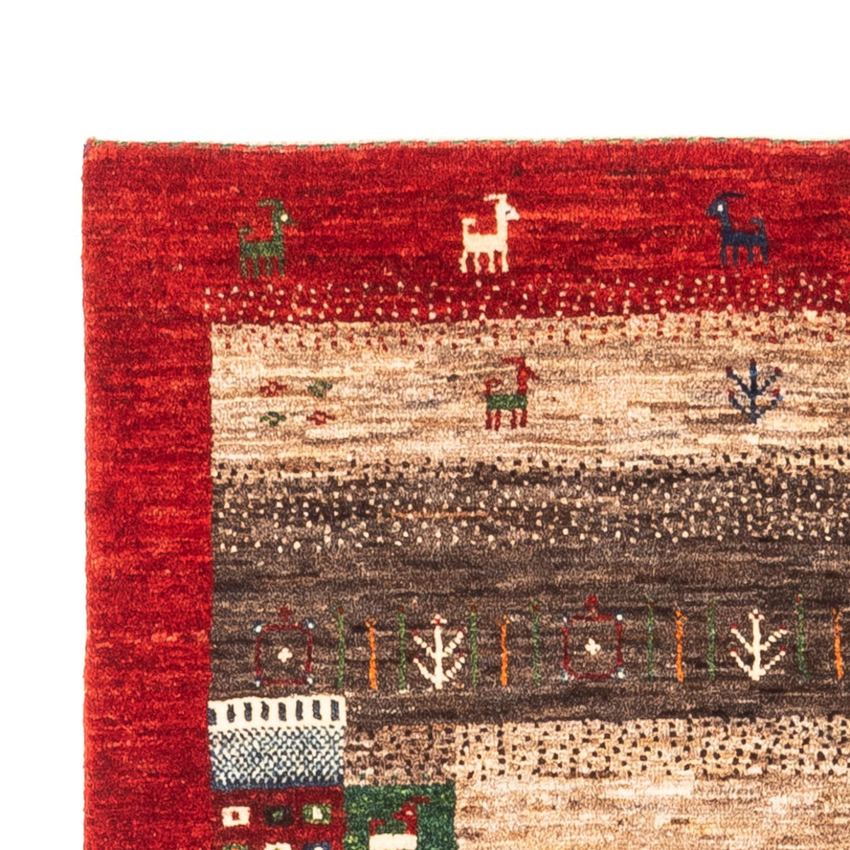 Gabbeh Tapijt - Loribaft Perzisch - Koninklijke - 147 x 86 cm - veelkleurig