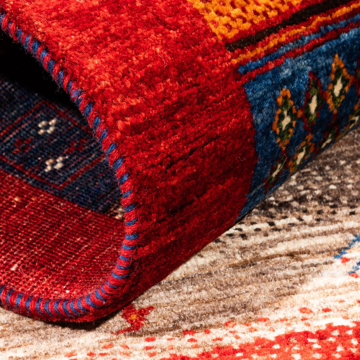 Gabbeh Tapijt - Loribaft Perzisch - Koninklijke - 147 x 86 cm - veelkleurig