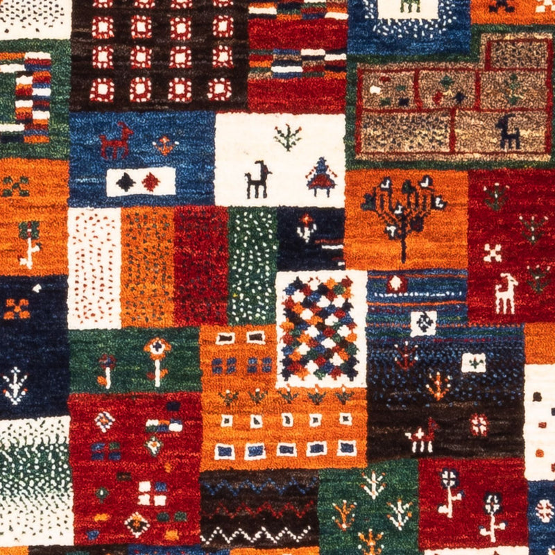 Gabbeh Tapijt - Loribaft Perzisch - Koninklijke - 130 x 92 cm - veelkleurig