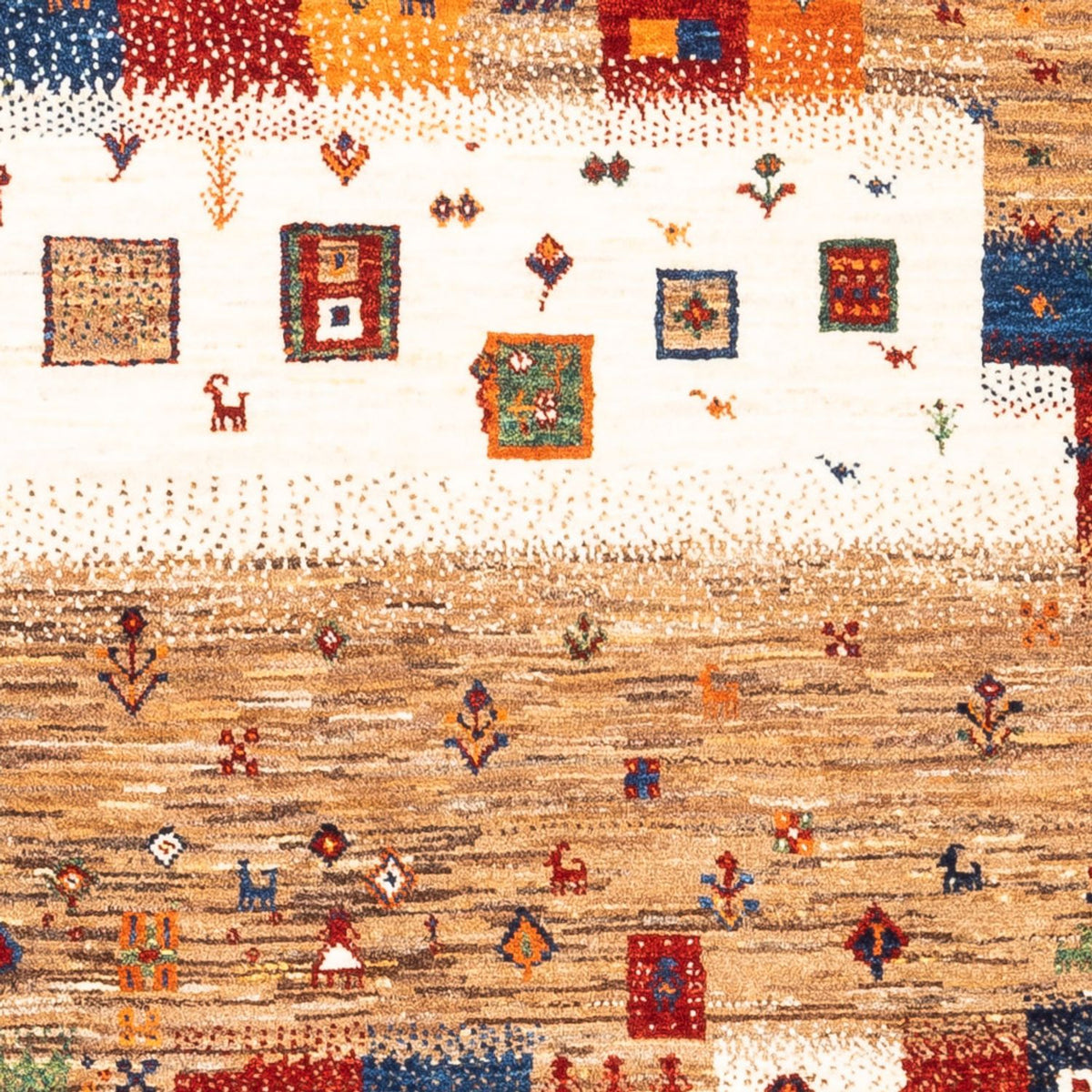 Gabbeh Tapijt - Loribaft Perzisch - Koninklijke - 153 x 100 cm - veelkleurig