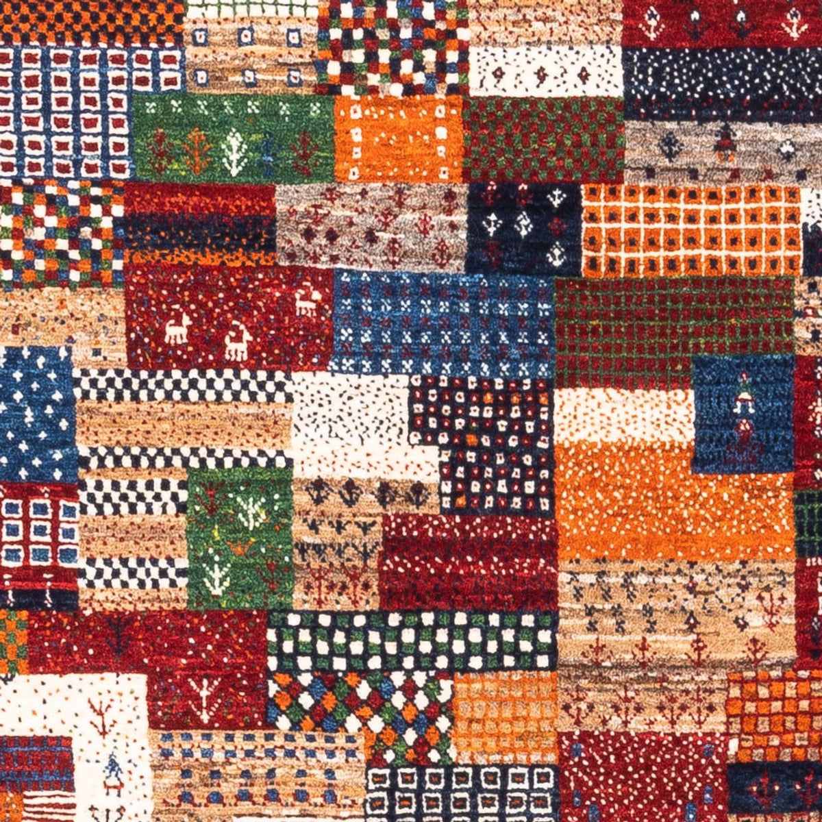 Gabbeh Tapijt - Loribaft Perzisch - Koninklijke - 147 x 100 cm - veelkleurig