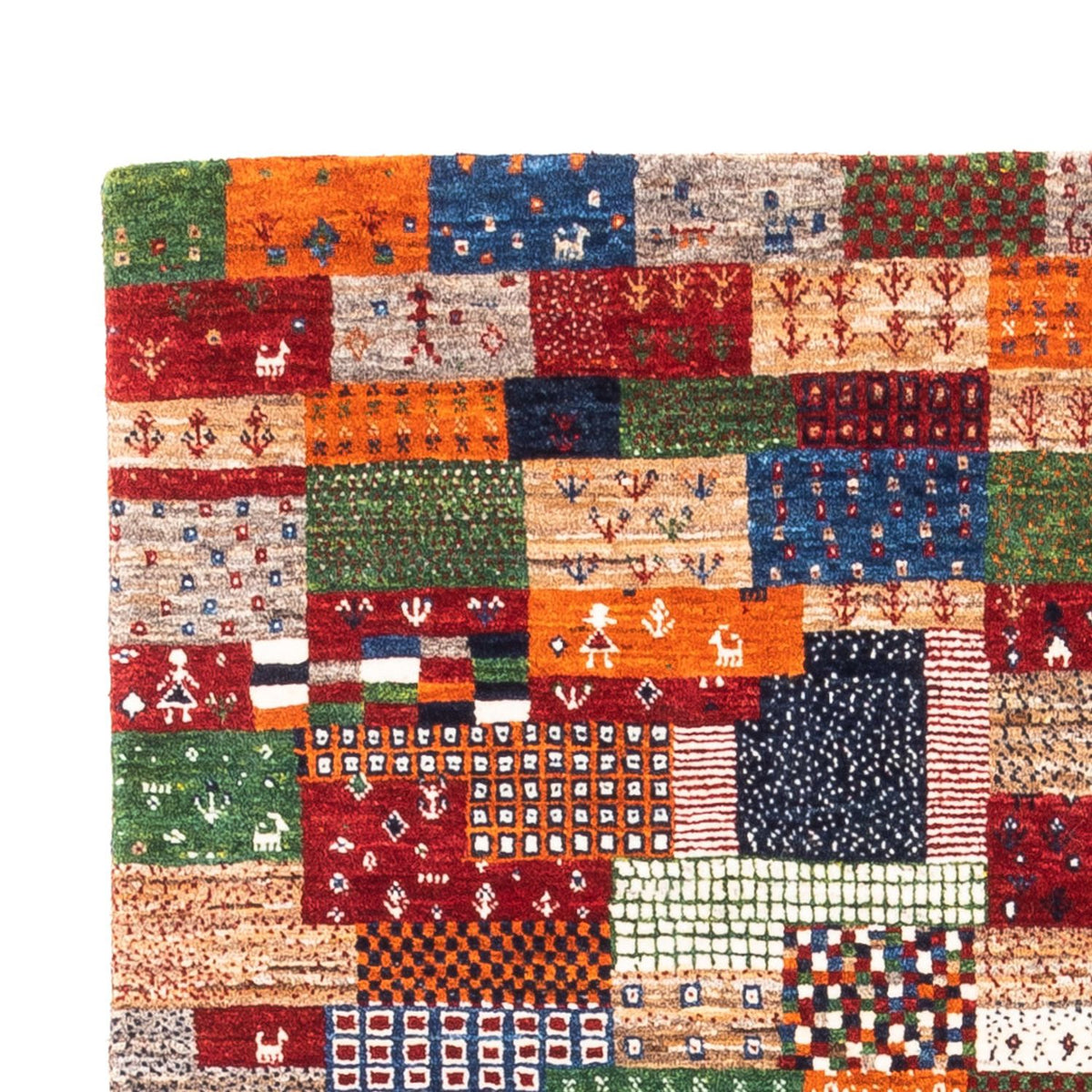 Loribaft Tapijt 100x147cm - Perserteppich Wollteppich
