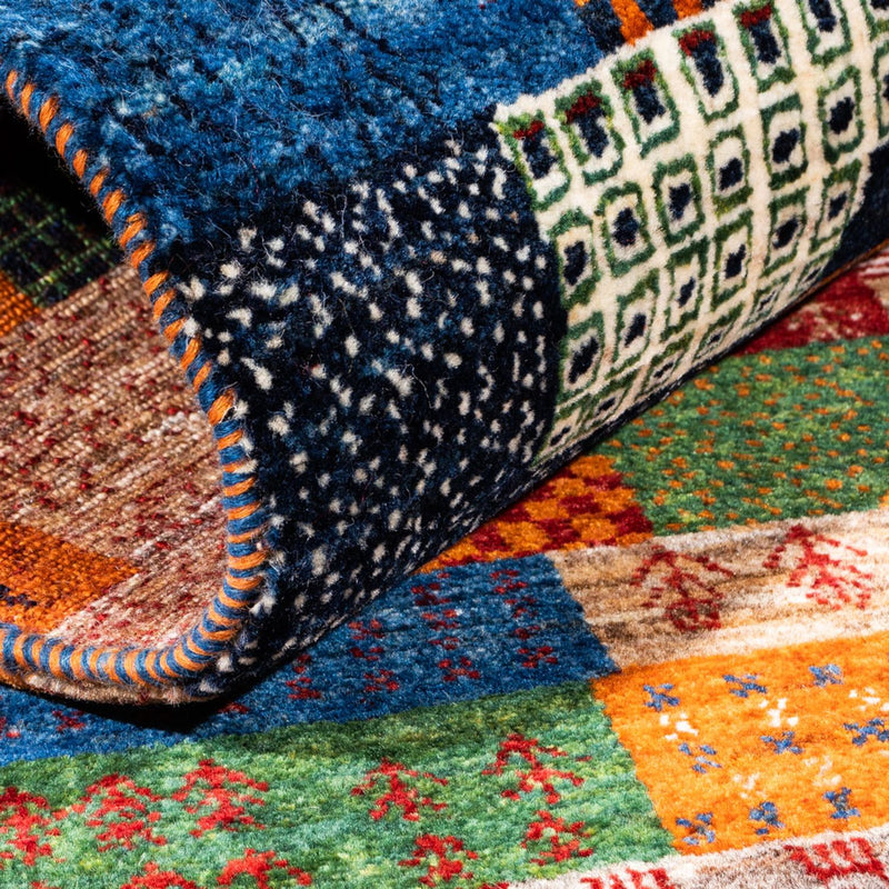 Gabbeh Tapijt - Loribaft Perzisch - Koninklijke - 147 x 100 cm - veelkleurig