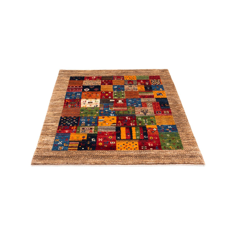 Gabbeh Tapijt - Loribaft Perzisch - Koninklijke - 148 x 100 cm - veelkleurig