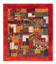 Loribaft Tapijt 110x123cm - Perserteppich Wollteppich