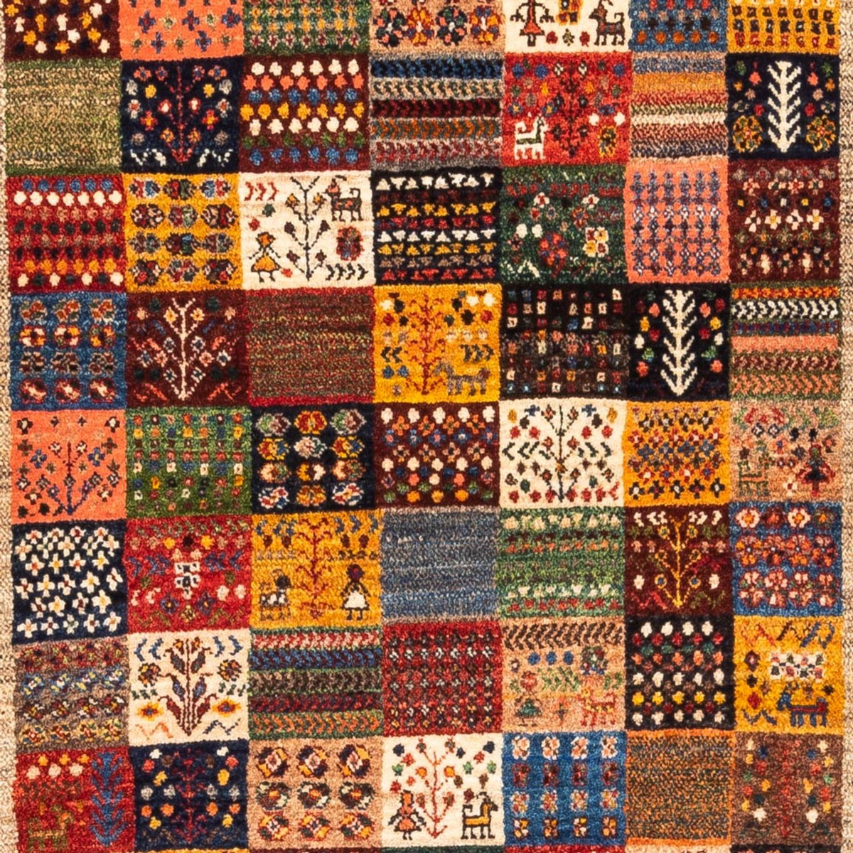 Gabbeh Tapijt - Loribaft Perzisch - Koninklijke - 151 x 104 cm - veelkleurig