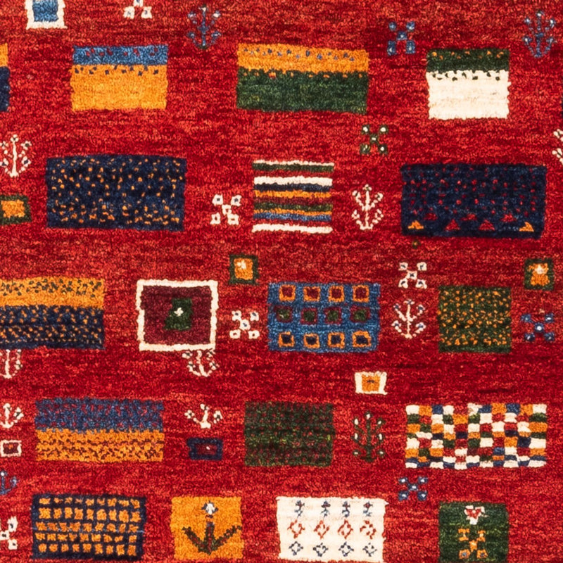 Gabbeh Tapijt - Loribaft Perzisch - Koninklijke - 126 x 84 cm - veelkleurig