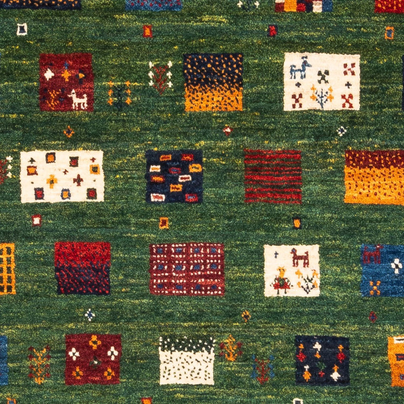 Gabbeh Tapijt - Loribaft Perzisch - Koninklijke - 129 x 88 cm - veelkleurig