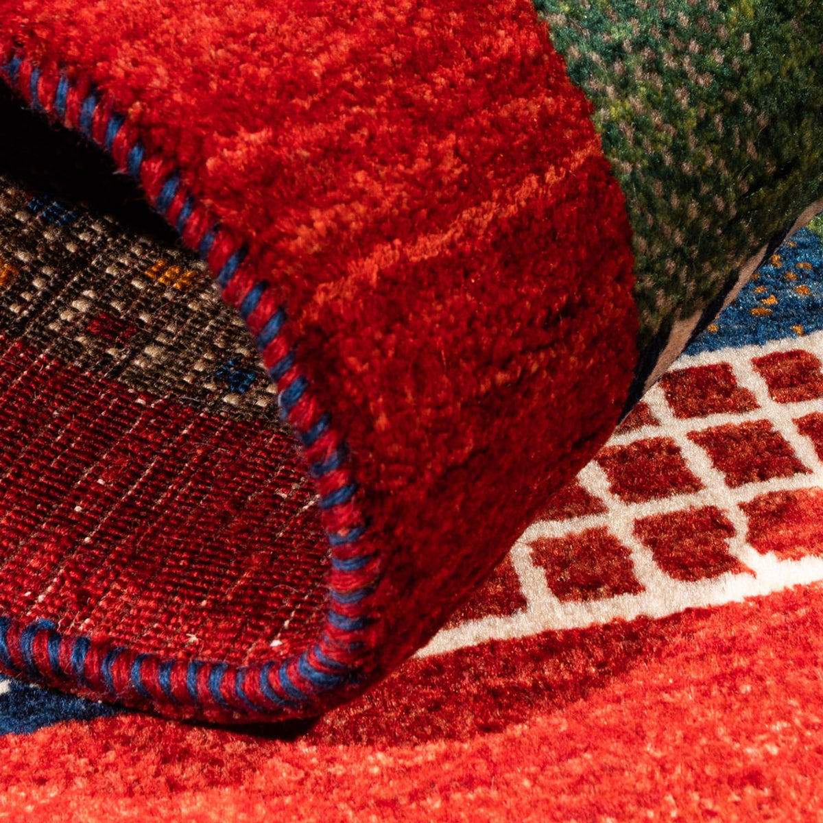 Gabbeh Tapijt - Loribaft Perzisch - Koninklijke - 125 x 80 cm - veelkleurig