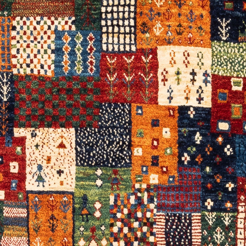 Gabbeh Tapijt - Loribaft Perzisch - Koninklijke - 128 x 86 cm - veelkleurig