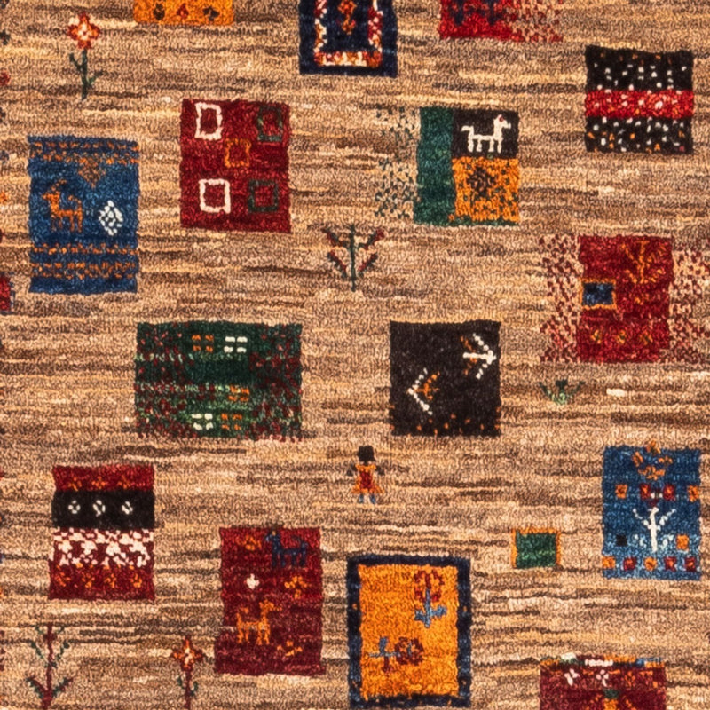 Gabbeh Tapijt - Loribaft Perzisch - Koninklijke - 135 x 84 cm - veelkleurig