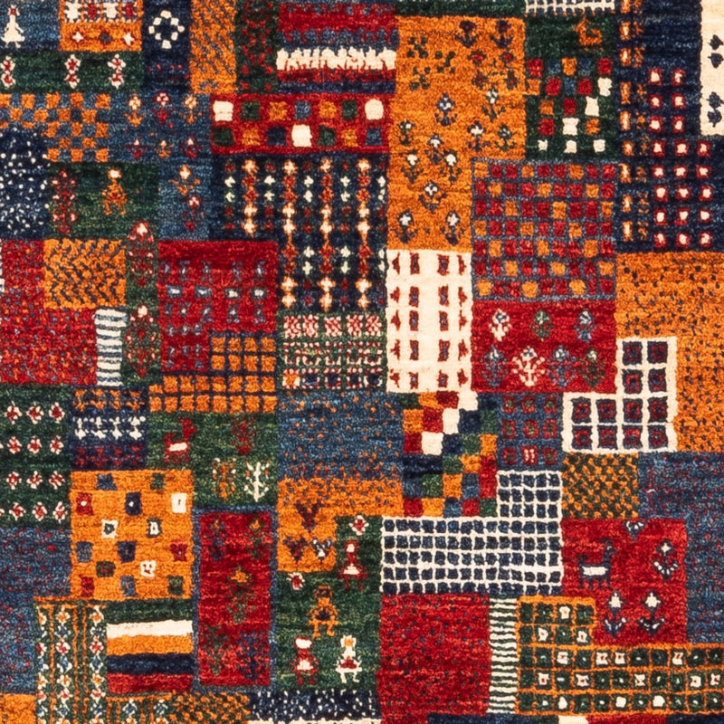 Gabbeh Tapijt - Loribaft Perzisch - Koninklijke - 122 x 82 cm - veelkleurig