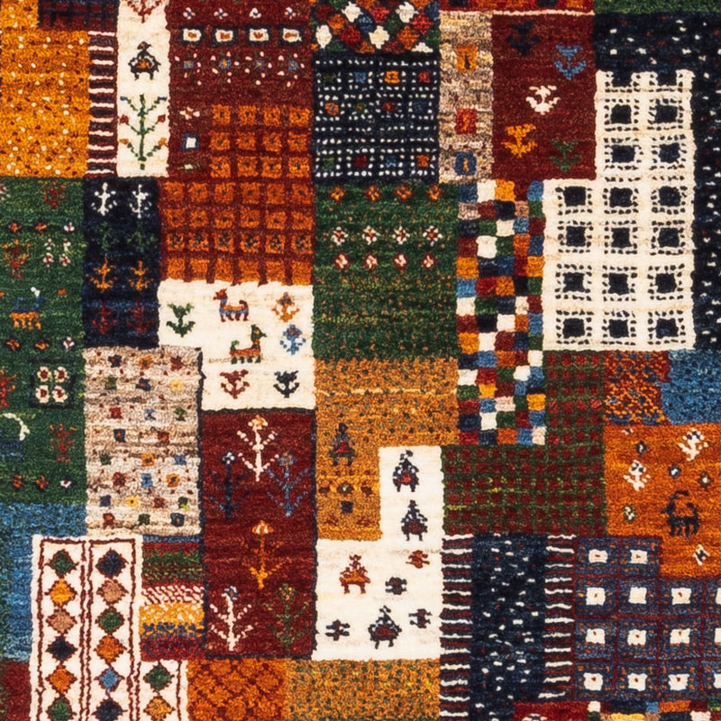 Gabbeh Tapijt - Loribaft Perzisch - Koninklijke - 125 x 82 cm - veelkleurig