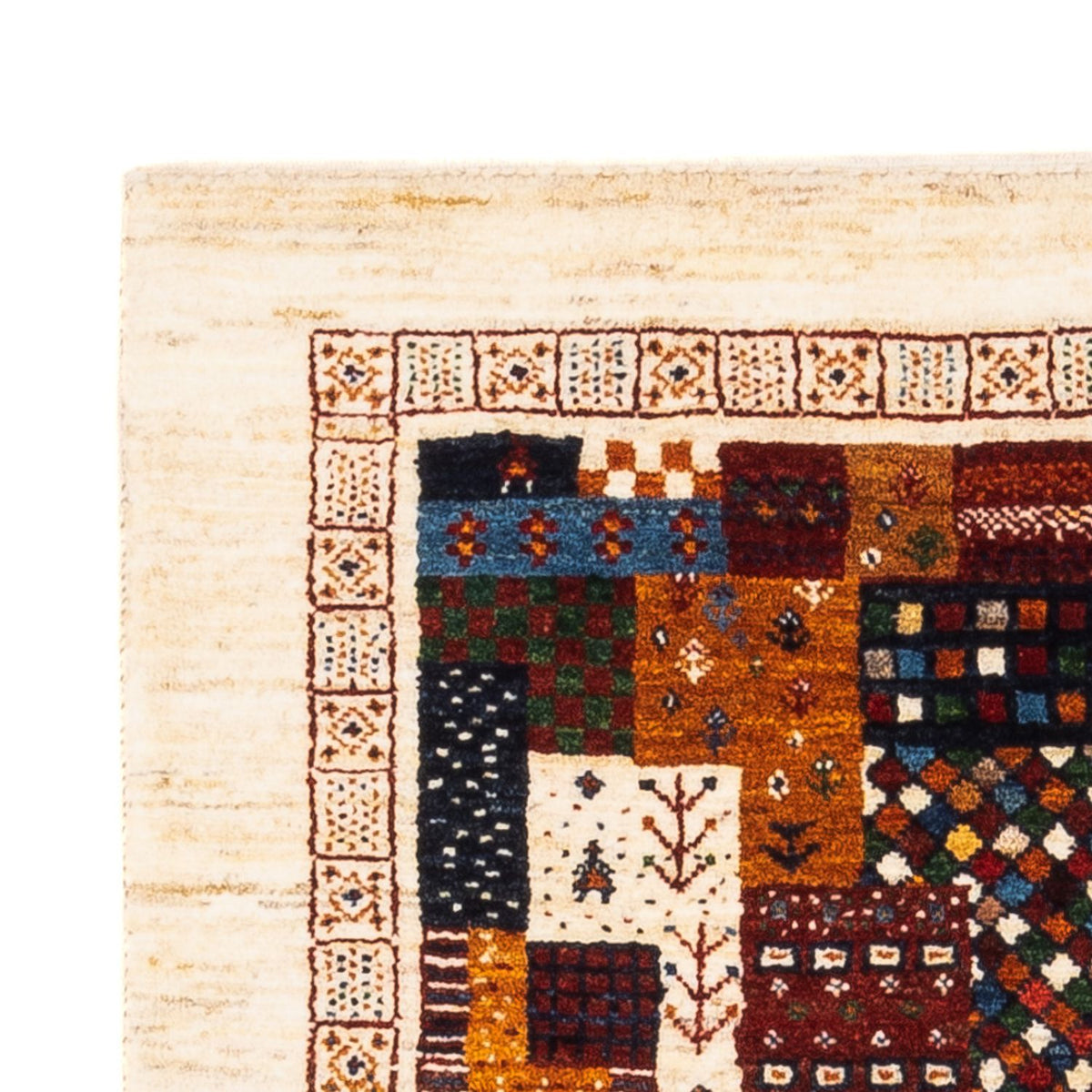 Gabbeh Tapijt - Loribaft Perzisch - Koninklijke - 125 x 82 cm - veelkleurig