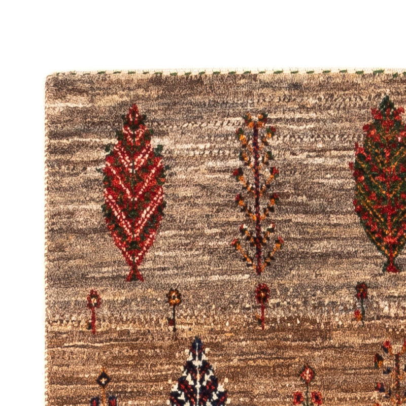 Gabbeh Tapijt - Loribaft Perzisch - Koninklijke - 133 x 83 cm - grijs