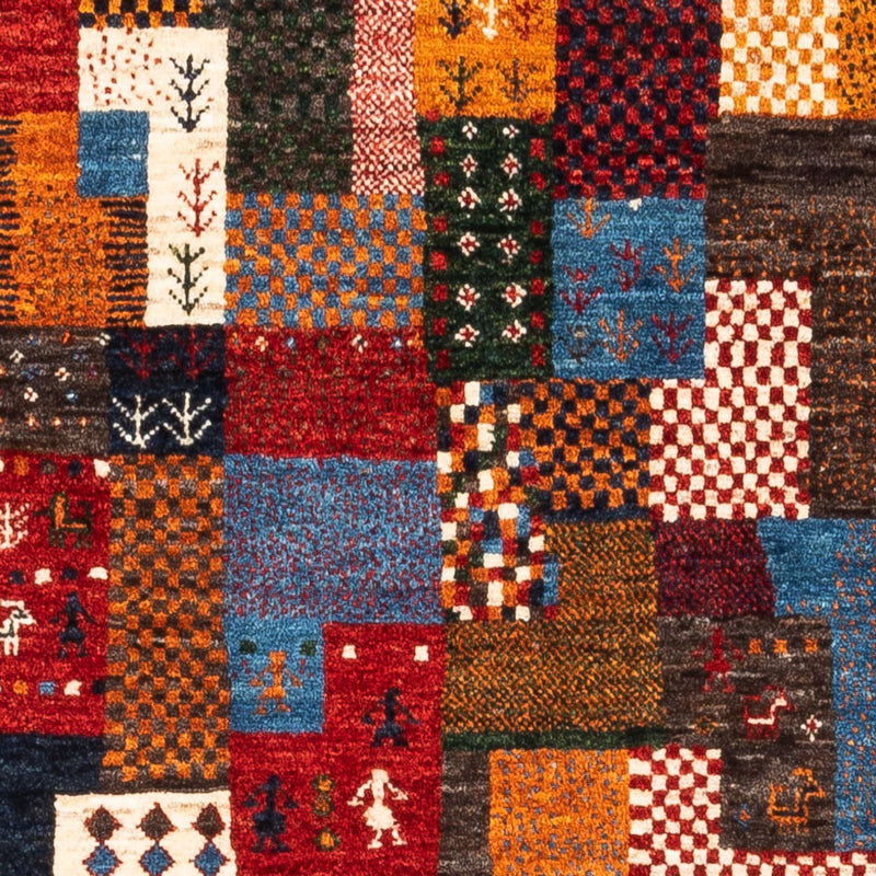 Gabbeh Tapijt - Loribaft Perzisch - Koninklijke - 135 x 83 cm - veelkleurig