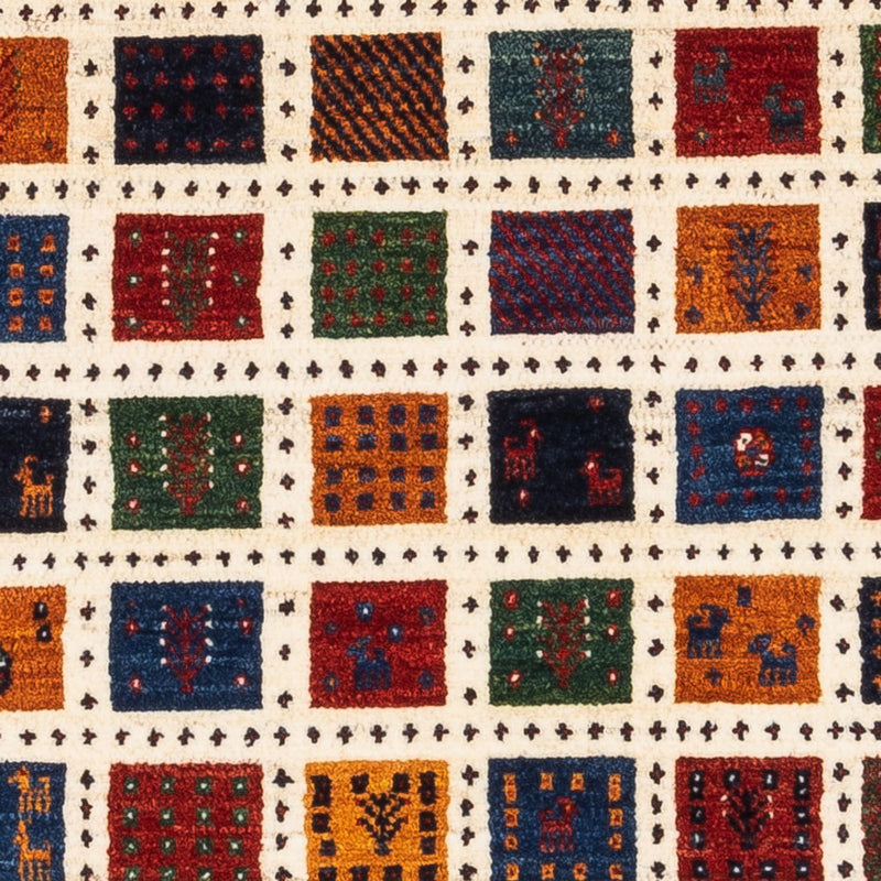 Gabbeh Tapijt - Loribaft Perzisch - Koninklijke - 112 x 80 cm - veelkleurig