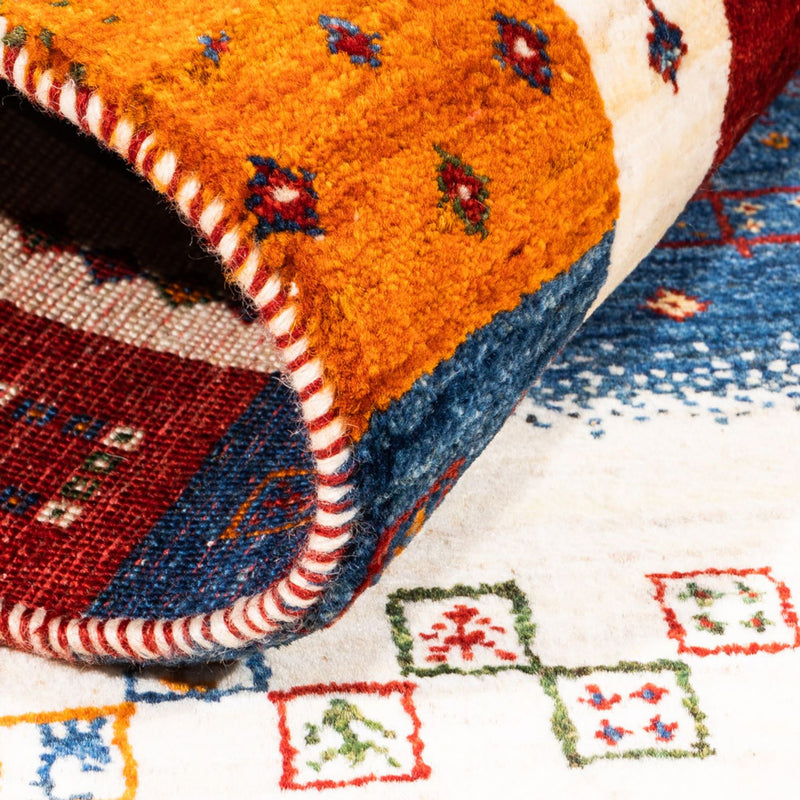 Gabbeh Tapijt - Loribaft Perzisch - Koninklijke - 122 x 82 cm - veelkleurig