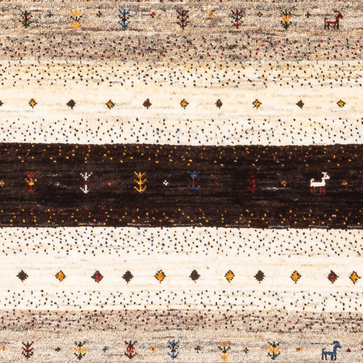 Gabbeh Tapijt - Loribaft Perzisch - Koninklijke - 121 x 84 cm - veelkleurig