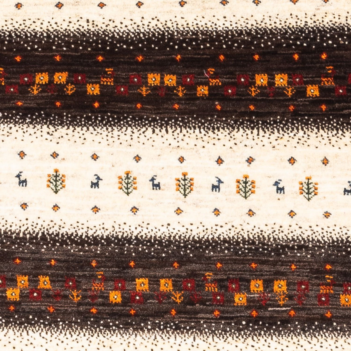 Gabbeh Tapijt - Loribaft Perzisch - Koninklijke - 127 x 83 cm - veelkleurig