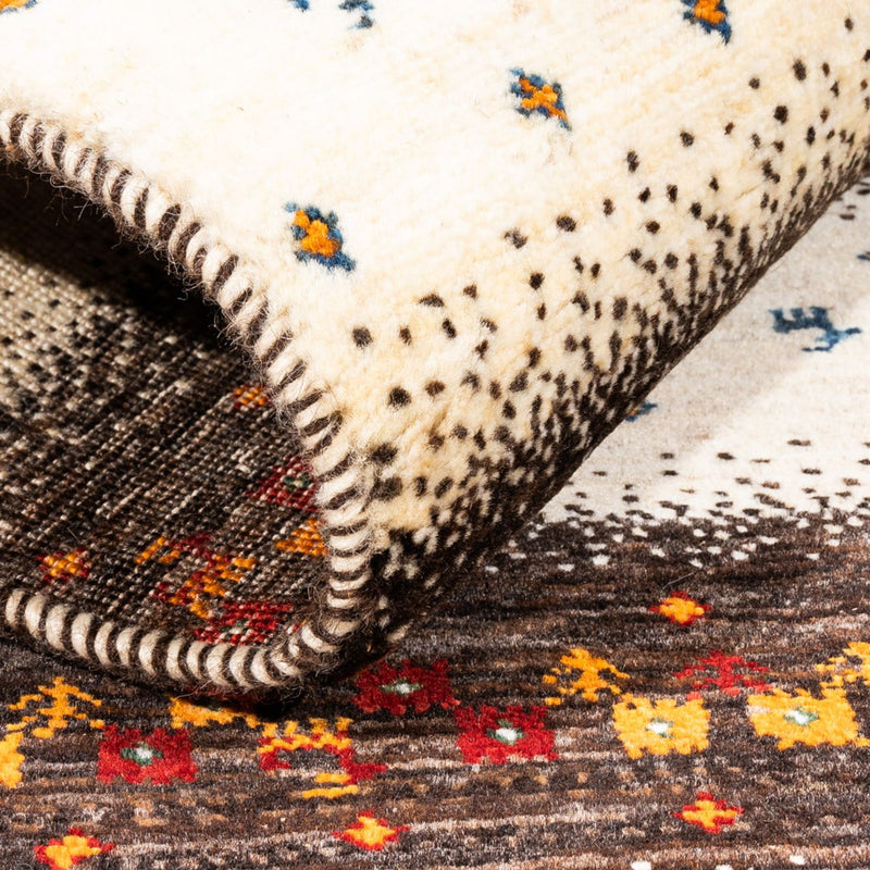 Gabbeh Tapijt - Loribaft Perzisch - Koninklijke - 127 x 83 cm - veelkleurig