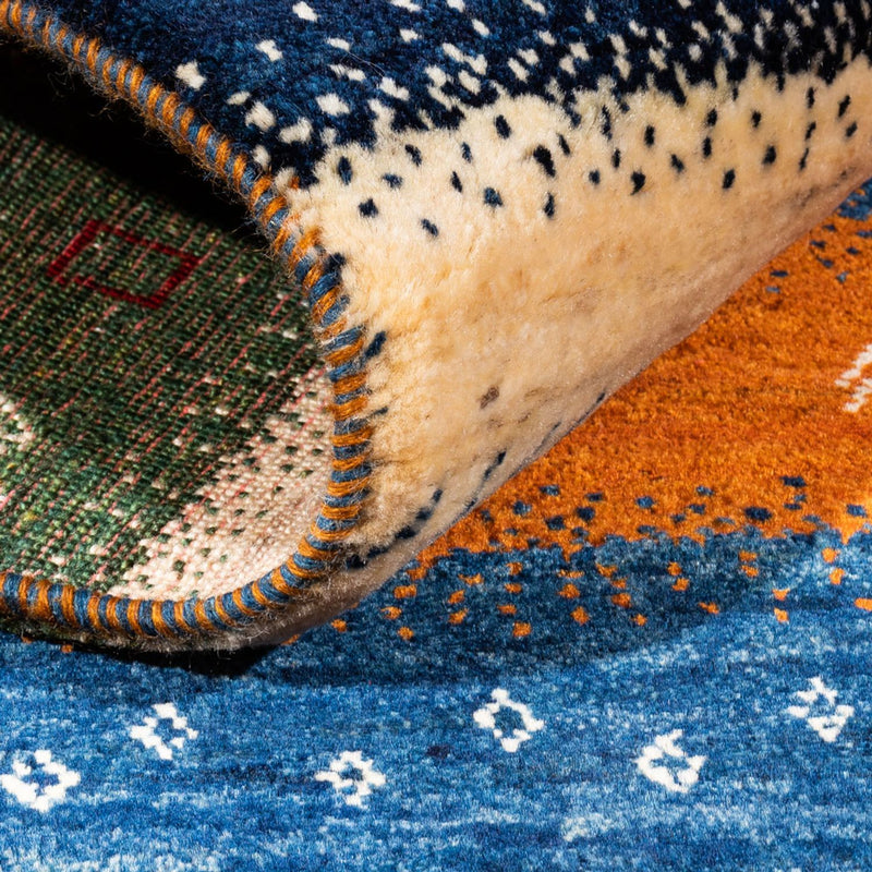 Gabbeh Tapijt - Loribaft Perzisch - Koninklijke - 140 x 85 cm - veelkleurig