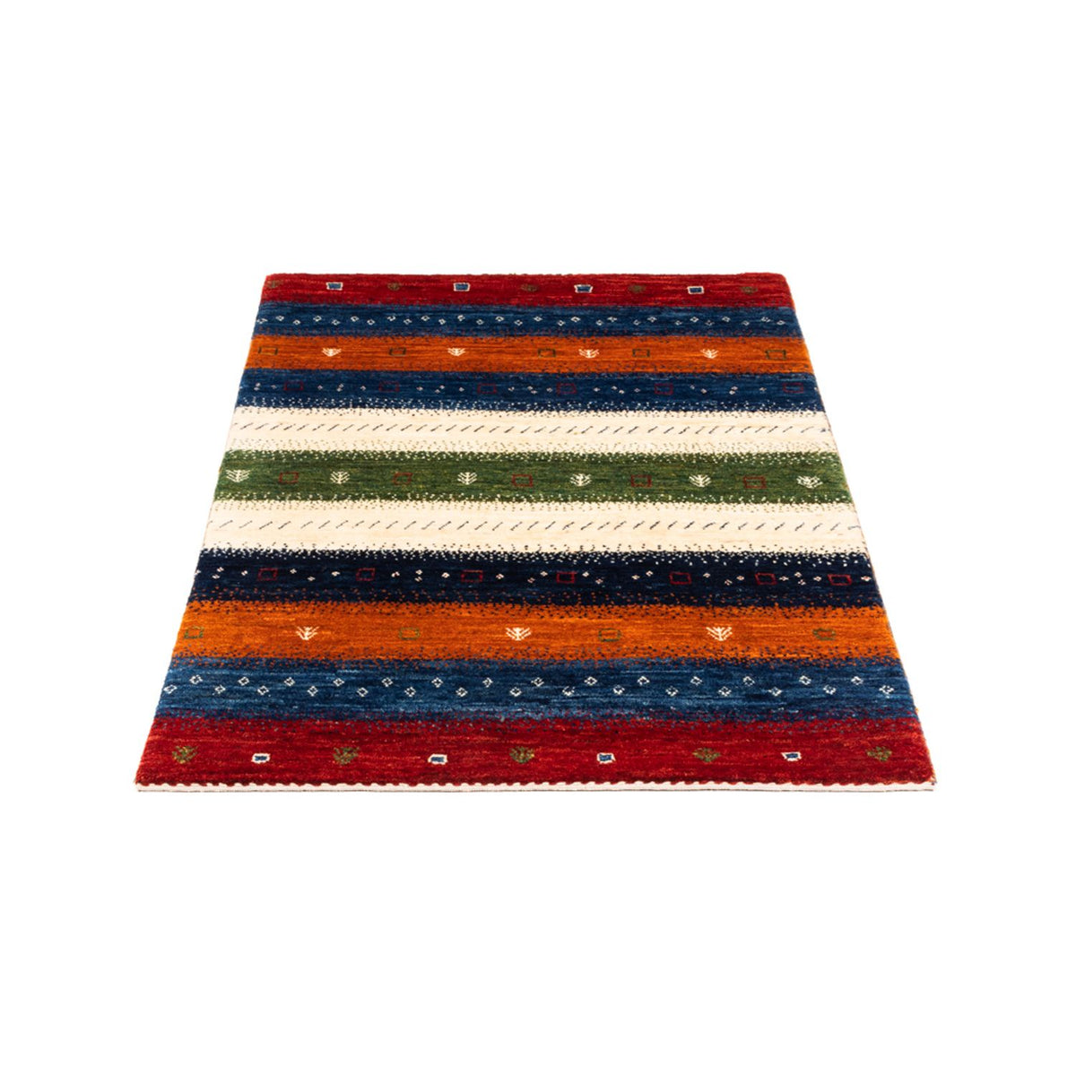 Gabbeh Tapijt - Loribaft Perzisch - Koninklijke - 140 x 85 cm - veelkleurig