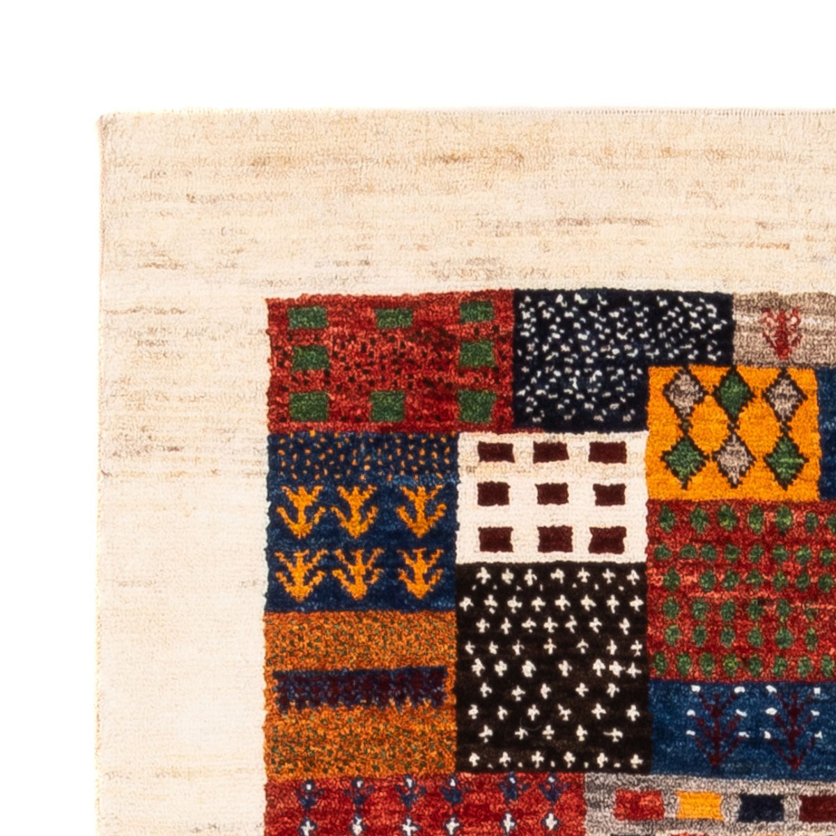 Gabbeh Tapijt - Loribaft Perzisch - Koninklijke - 131 x 84 cm - veelkleurig