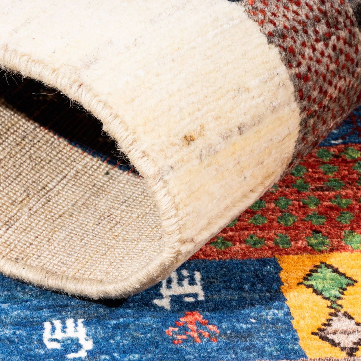 Gabbeh Tapijt - Loribaft Perzisch - Koninklijke - 131 x 84 cm - veelkleurig