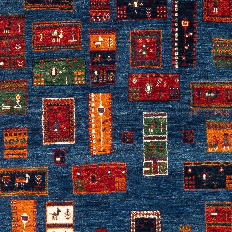 Gabbeh Tapijt - Loribaft Perzisch - Koninklijke - 123 x 86 cm - veelkleurig