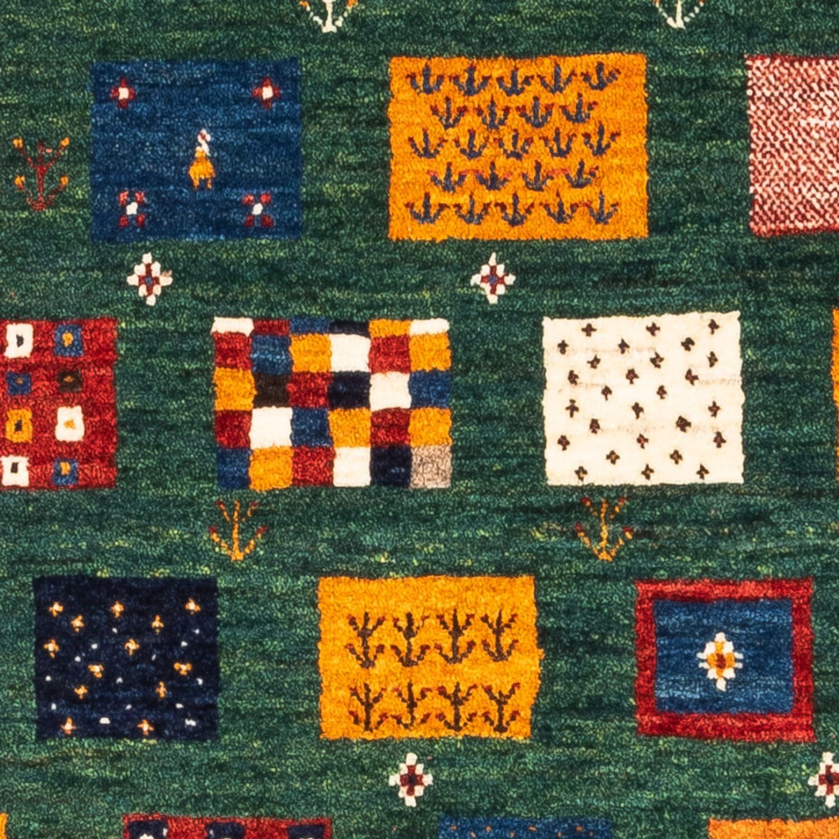 Gabbeh Tapijt - Loribaft Perzisch - Koninklijke - 125 x 80 cm - veelkleurig