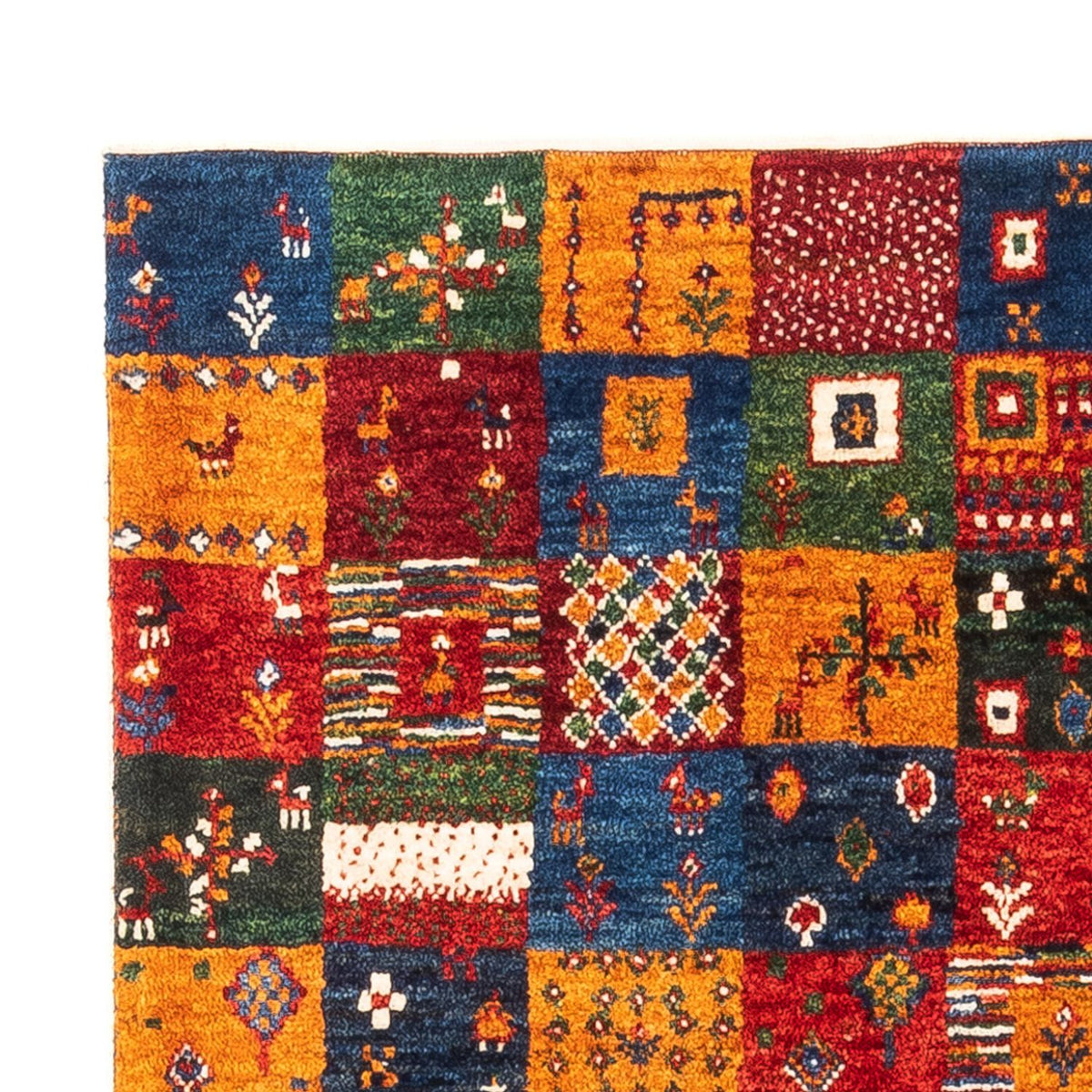 Gabbeh Tapijt - Loribaft Perzisch - Koninklijke - 119 x 85 cm - veelkleurig