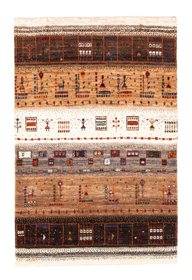 Gabbeh Tapijt - Loribaft Perzisch - Koninklijke - 124 x 85 cm - veelkleurig