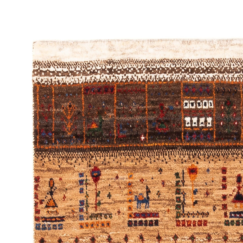 Gabbeh Tapijt - Loribaft Perzisch - Koninklijke - 124 x 85 cm - veelkleurig