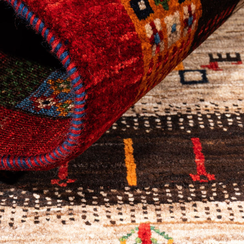 Gabbeh Tapijt - Loribaft Perzisch - Koninklijke - 125 x 87 cm - veelkleurig