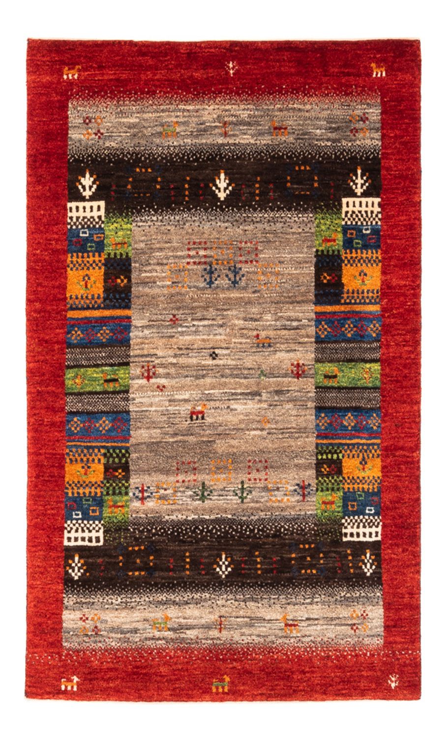 Gabbeh Tapijt - Loribaft Perzisch - Koninklijke - 128 x 80 cm - veelkleurig