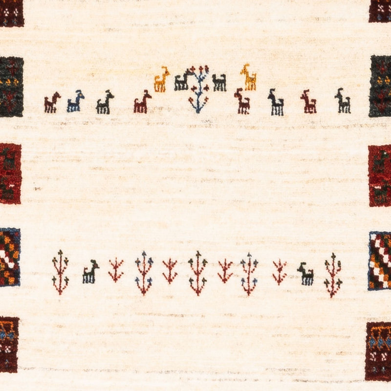 Gabbeh Tapijt - Loribaft Perzisch - Koninklijke - 132 x 84 cm - veelkleurig