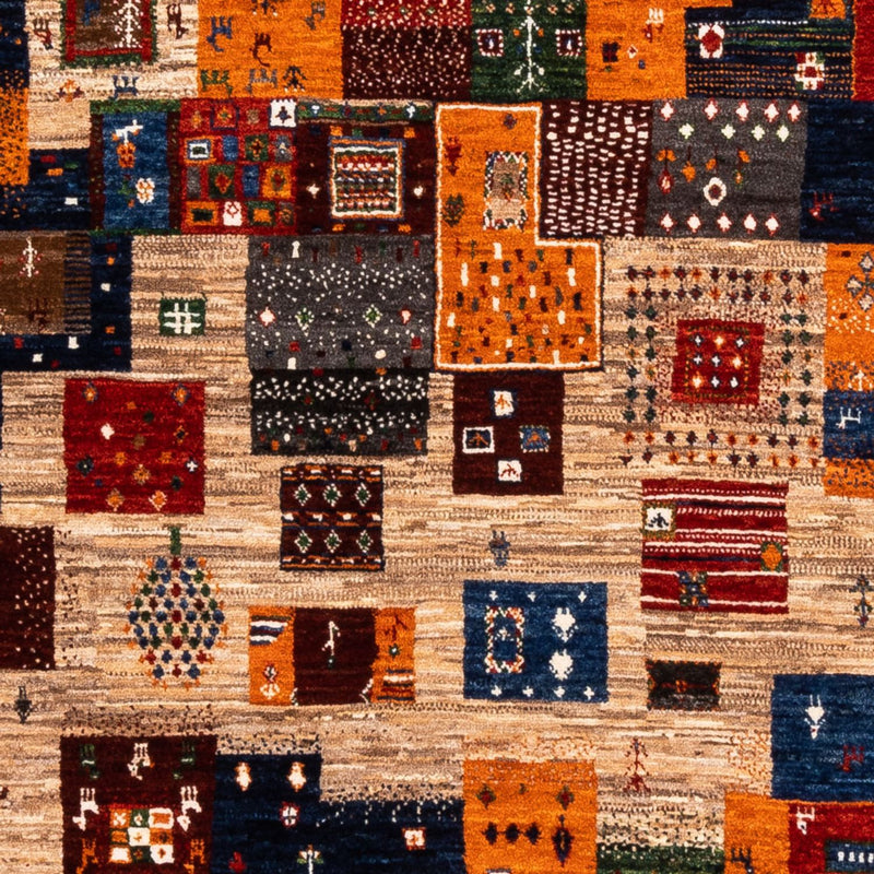 Gabbeh Tapijt - Loribaft Perzisch - Koninklijke - 192 x 152 cm - veelkleurig