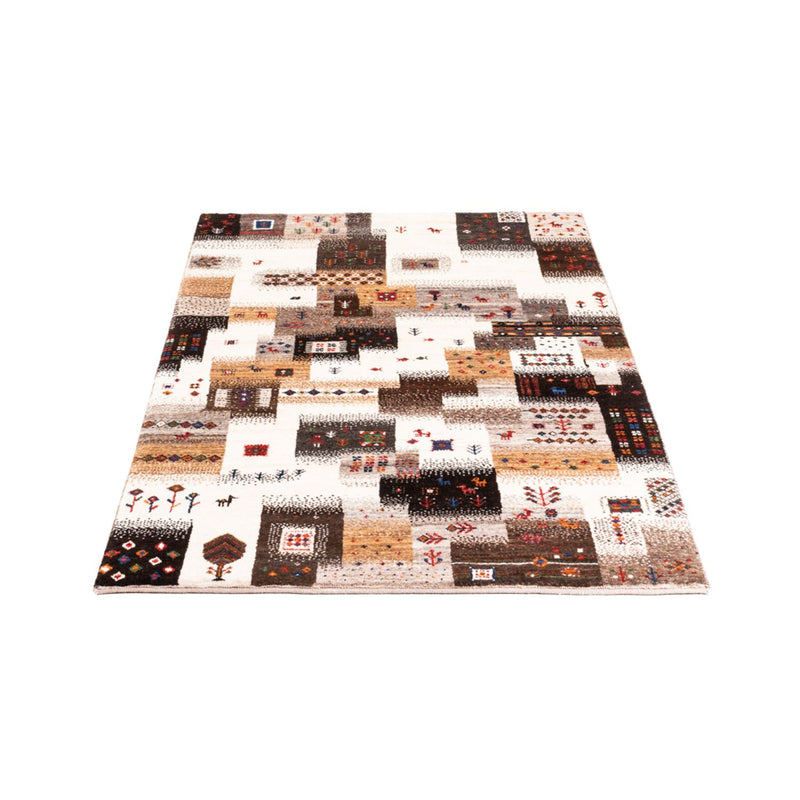 Gabbeh Tapijt - Loribaft Perzisch - Koninklijke - 147 x 85 cm - grijs