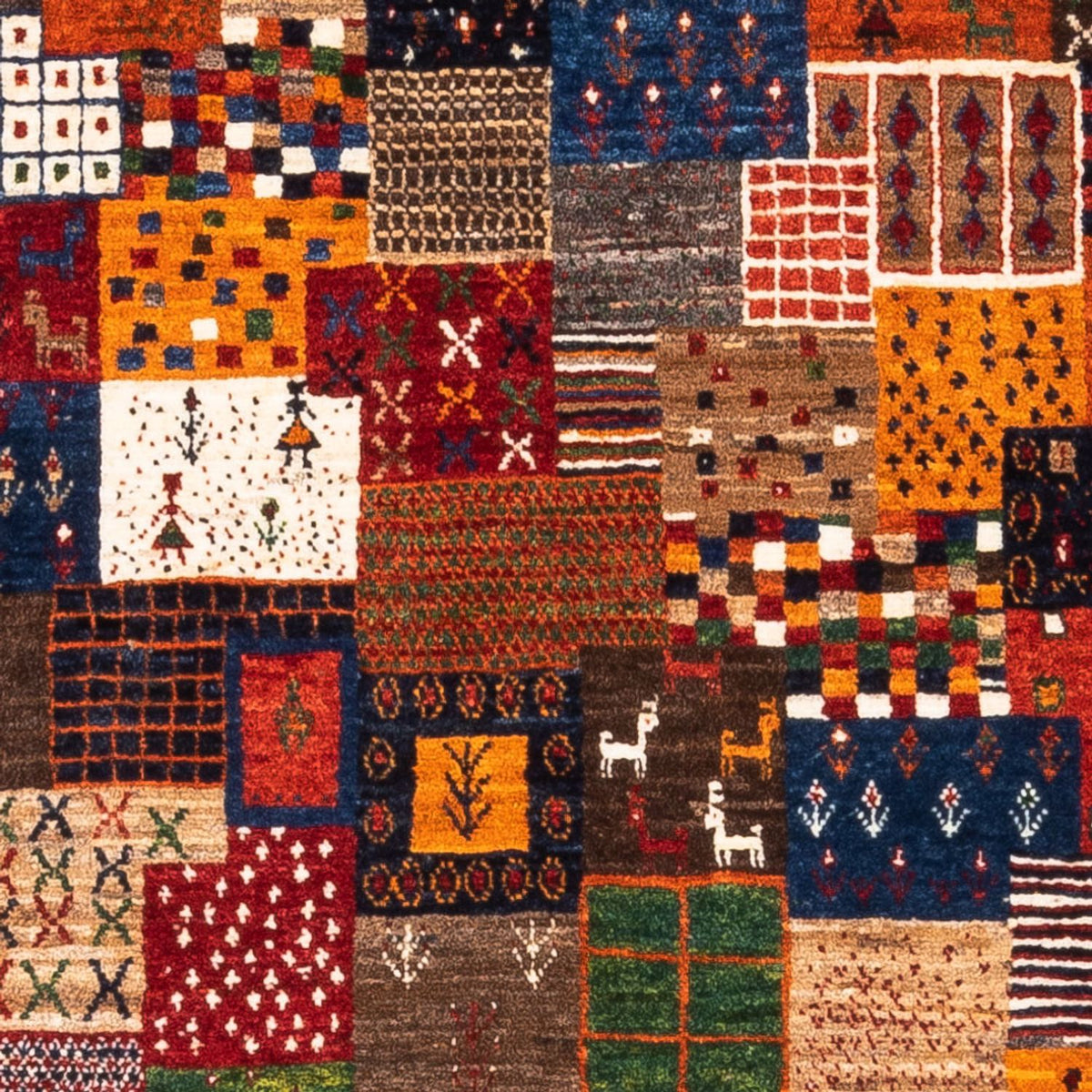 Gabbeh Tapijt - Loribaft Perzisch - Koninklijke - 145 x 89 cm - veelkleurig