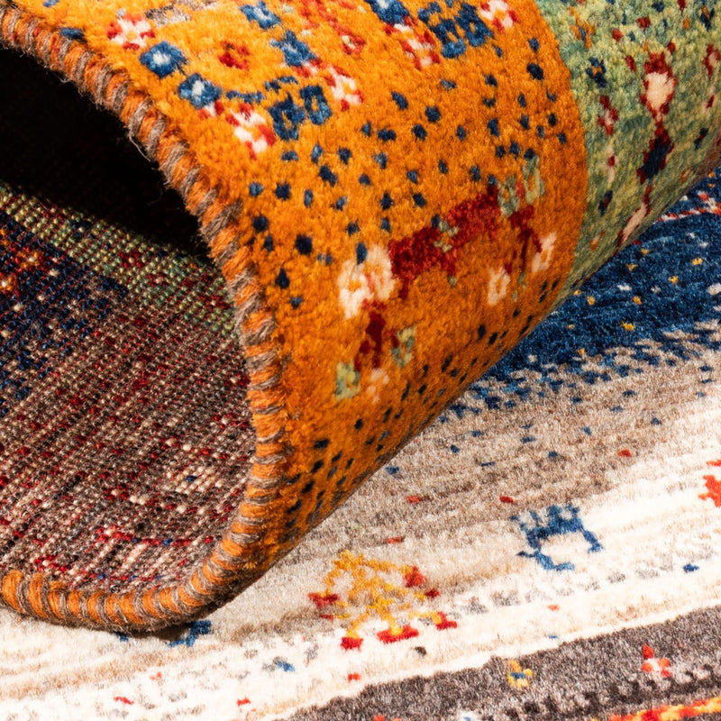 Gabbeh Tapijt - Loribaft Perzisch - Koninklijke - 145 x 90 cm - veelkleurig