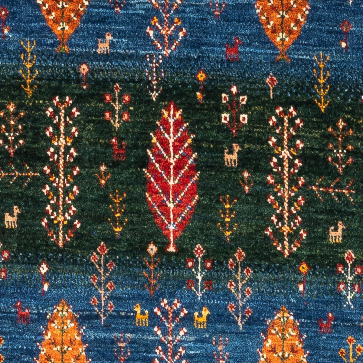 Gabbeh Tapijt - Loribaft Perzisch - Koninklijke - 132 x 84 cm - veelkleurig