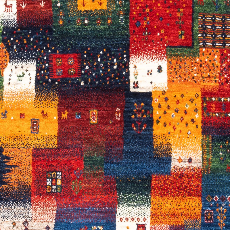 Gabbeh Tapijt - Loribaft Perzisch - Koninklijke - 154 x 110 cm - veelkleurig