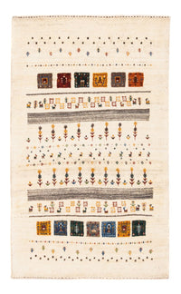 Gabbeh Tapijt - Loribaft Perzisch - Koninklijke - 122 x 78 cm - crème